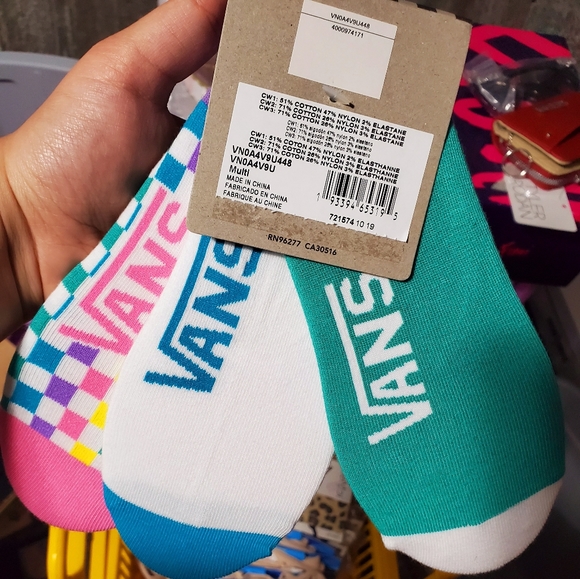 Vans 3 Pack of Womens Socks NWT - Picture 3 of 4